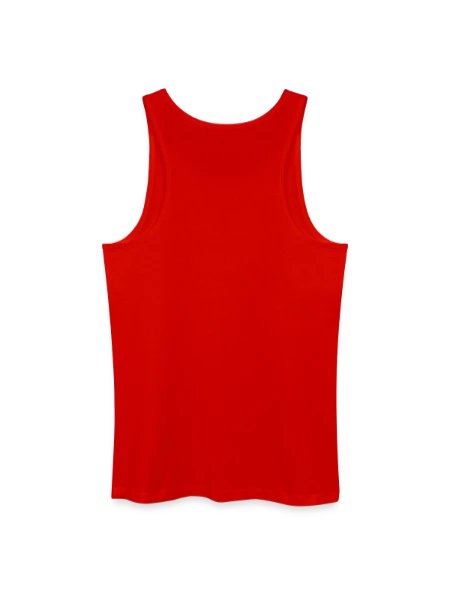 Men’s Organic Tank Top - red - Back