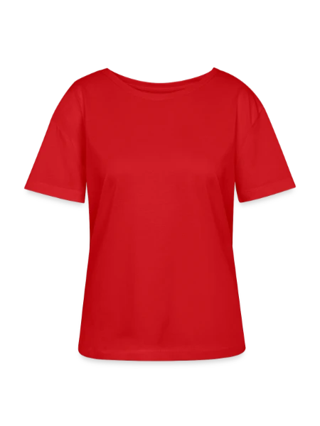 Stanley/Stella SERENA Relaxed Women’s Organic Round Neck T-shirt - red - Front