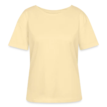 Stanley/Stella SERENA Relaxed Women’s Organic Round Neck T-shirt - cream - Front - Anna (173cm)