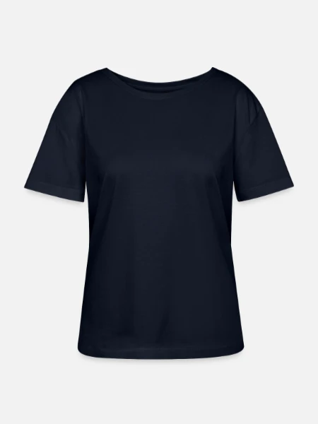 Stanley/Stella SERENA Relaxed Women’s Organic Round Neck T-shirt - navy - Front