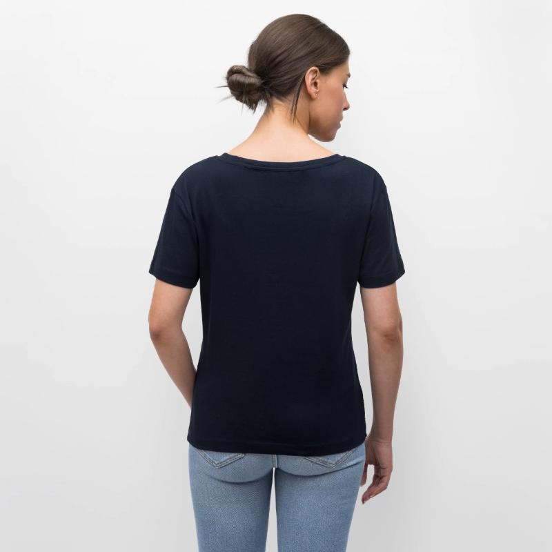 Camiseta ecológica para mujer con cuello redondo y corte relaxed SERENA de Stanley/Stella