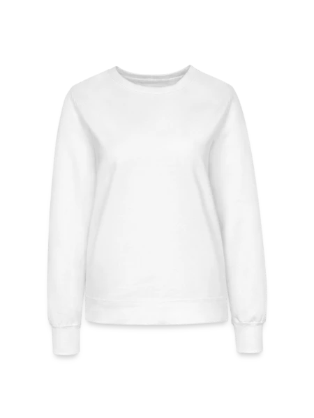 Frauen Sweatshirt - Weiß - Vorne