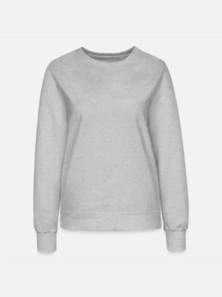 Sweat Femme - gris chiné - Devant