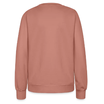 Women’s Sweatshirt - dusky rose - Back - AI Model Female 172 dark (172cm)