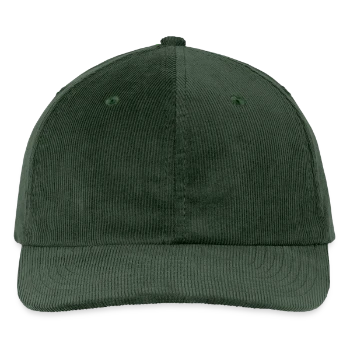 Embroidered Cord Cap - forest green - Front