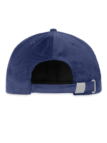 Embroidered Cord Cap - medium navy - Back
