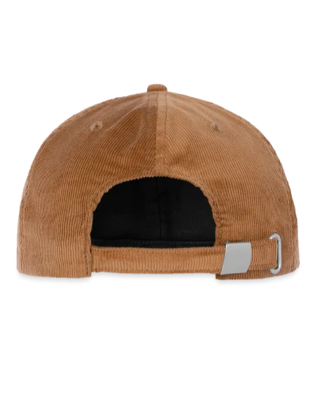Bestickte Cord Cap - Mocca - Hinten