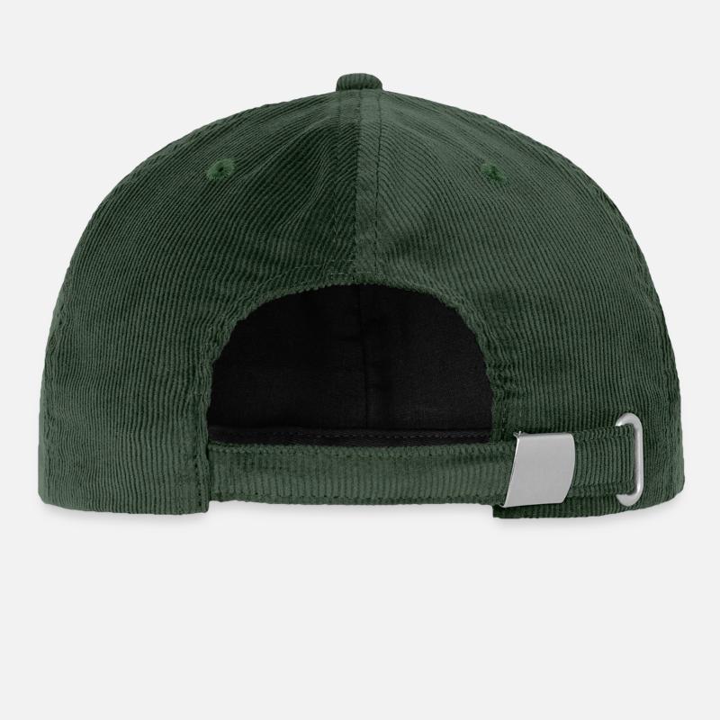 Casquette en velours côtelé personnalisable en broderie