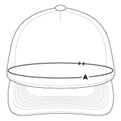Massschema Kinder Basecap