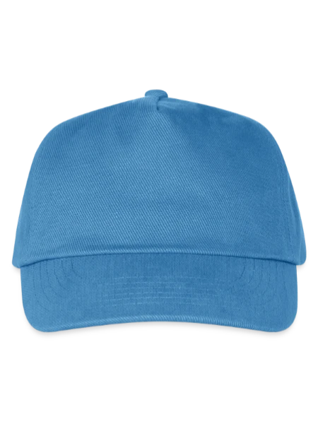 Kinder Basecap - Pfauenblau - Vorne