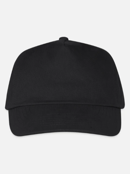 Kids’ Baseball Cap - black - Front