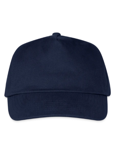 Kids’ Baseball Cap - navy - Front