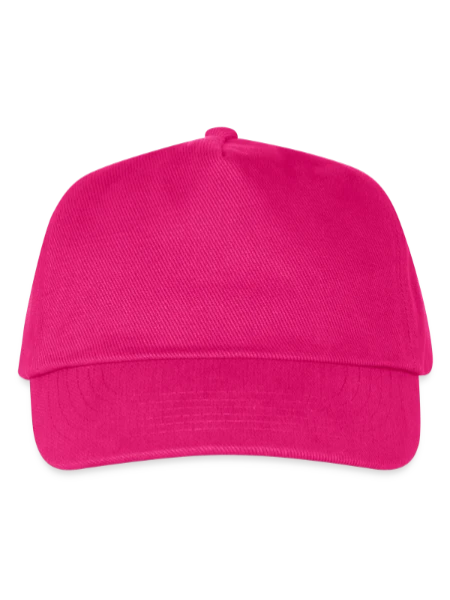 Kids’ Baseball Cap - fuchsia - Front