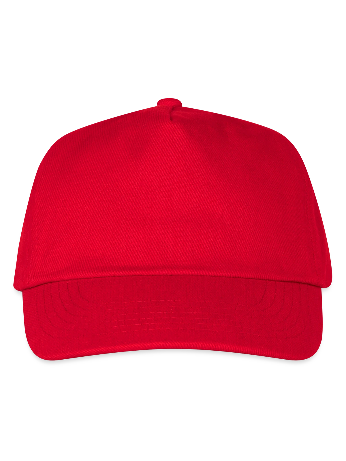 Kids’ Baseball Cap - red - Front