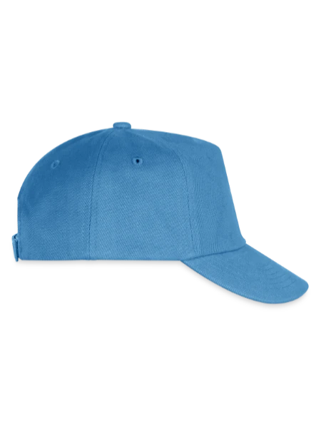 Kinder Basecap - Pfauenblau - Rechts