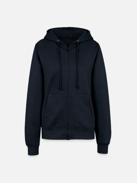 Veste à capuche Femme - marine - Devant