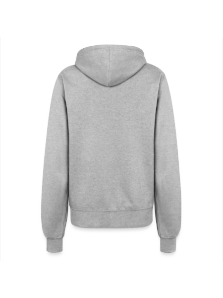 Frauen Kapuzenjacke - Grau meliert - Hinten