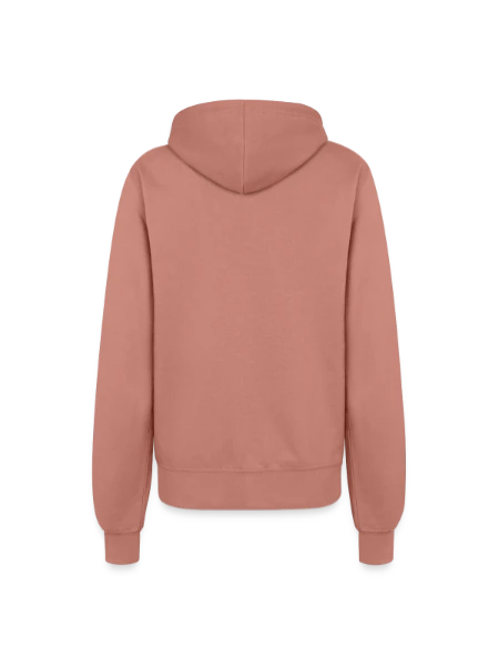 Women’s Hooded Jacket - dusky rose - Back