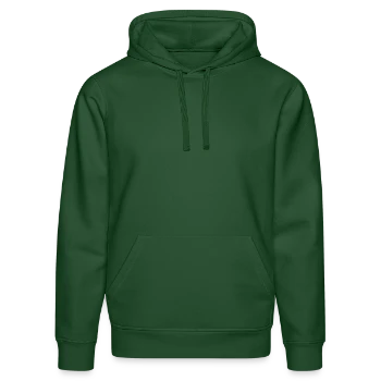 Stanley/Stella DRUMMER Unisex Organic Hoodie - bottle green - Front - Liana (172cm) & Jaron (178cm)