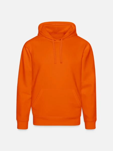 Sweat à capuche bio DRUMMER Stanley/Stella Unisexe - orange profond - Devant