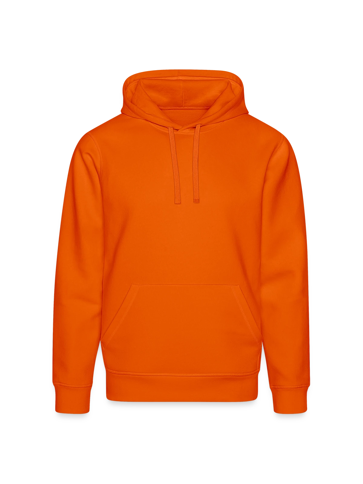Sweat à capuche bio DRUMMER Stanley/Stella Unisexe - orange profond - Devant