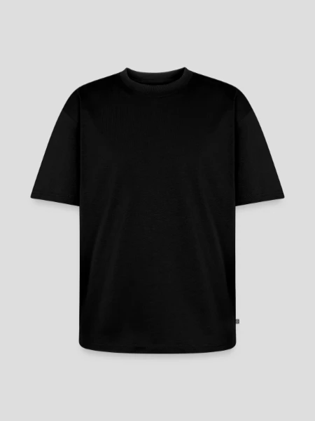 Unisex Premium Oversized Bio T-Shirt - Schwarz - Vorne