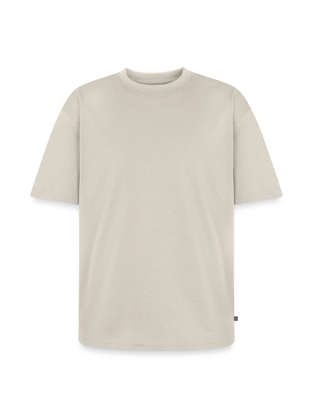 Unisex Premium Oversized Organic T-Shirt - beige - Front