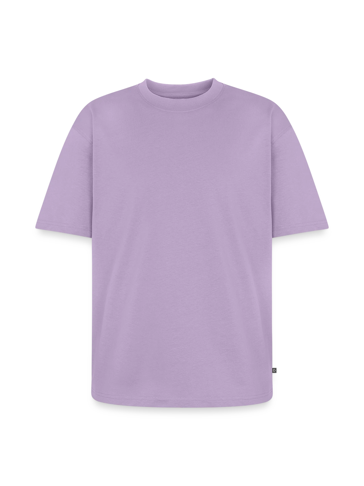 Unisex Premium Oversized Bio T-Shirt - Lavendel - Vorne