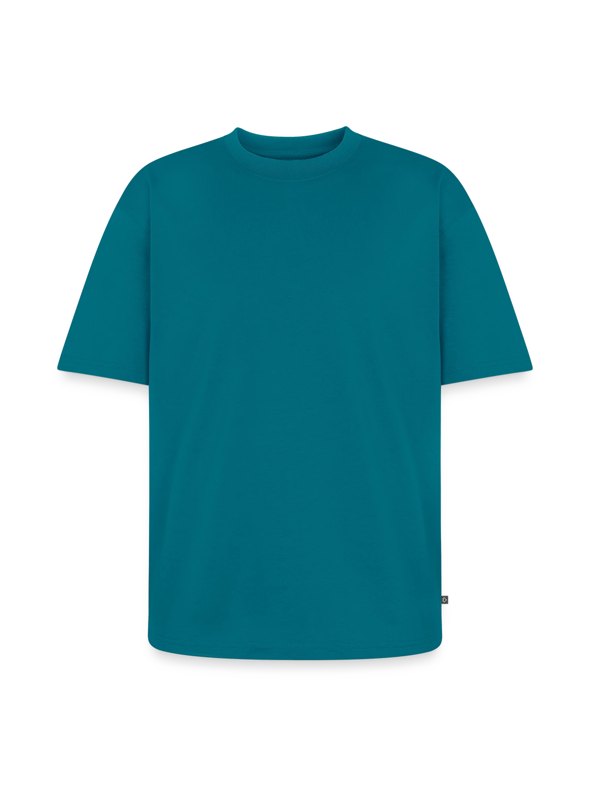 Unisex Premium Oversized Bio T-Shirt - Petrol - Vorne