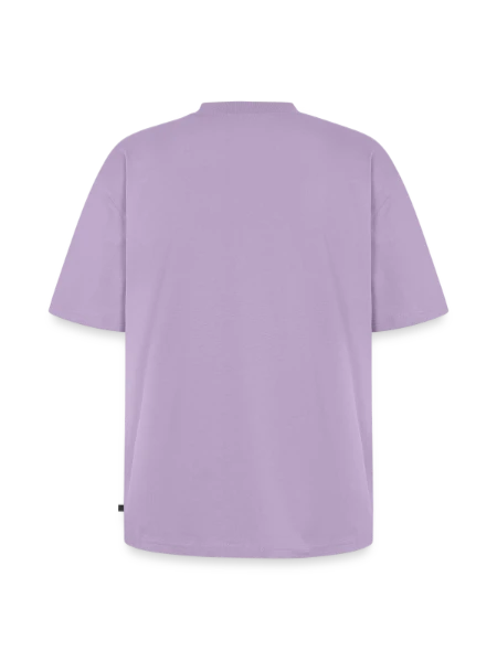 Unisex Premium Oversized Bio T-Shirt - Lavendel - Hinten