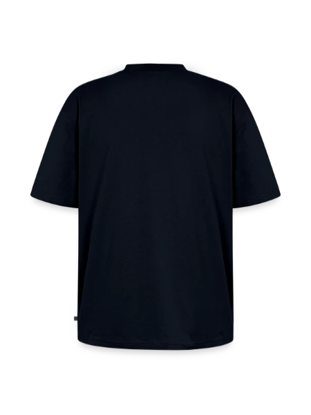 Unisex Premium Oversized Organic T-Shirt - navy - Back