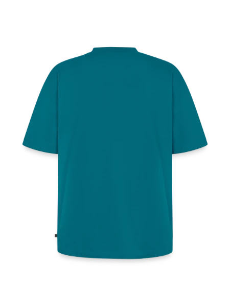 Unisex Premium Oversized Bio T-Shirt - Petrol - Hinten
