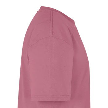 Unisex Premium Oversized Organic T-Shirt - mauve - Right - Thijin (182cm)