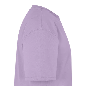 Unisex Premium Oversized Bio T-Shirt - Lavendel - Rechts - AI Model Male 185 light (185cm)