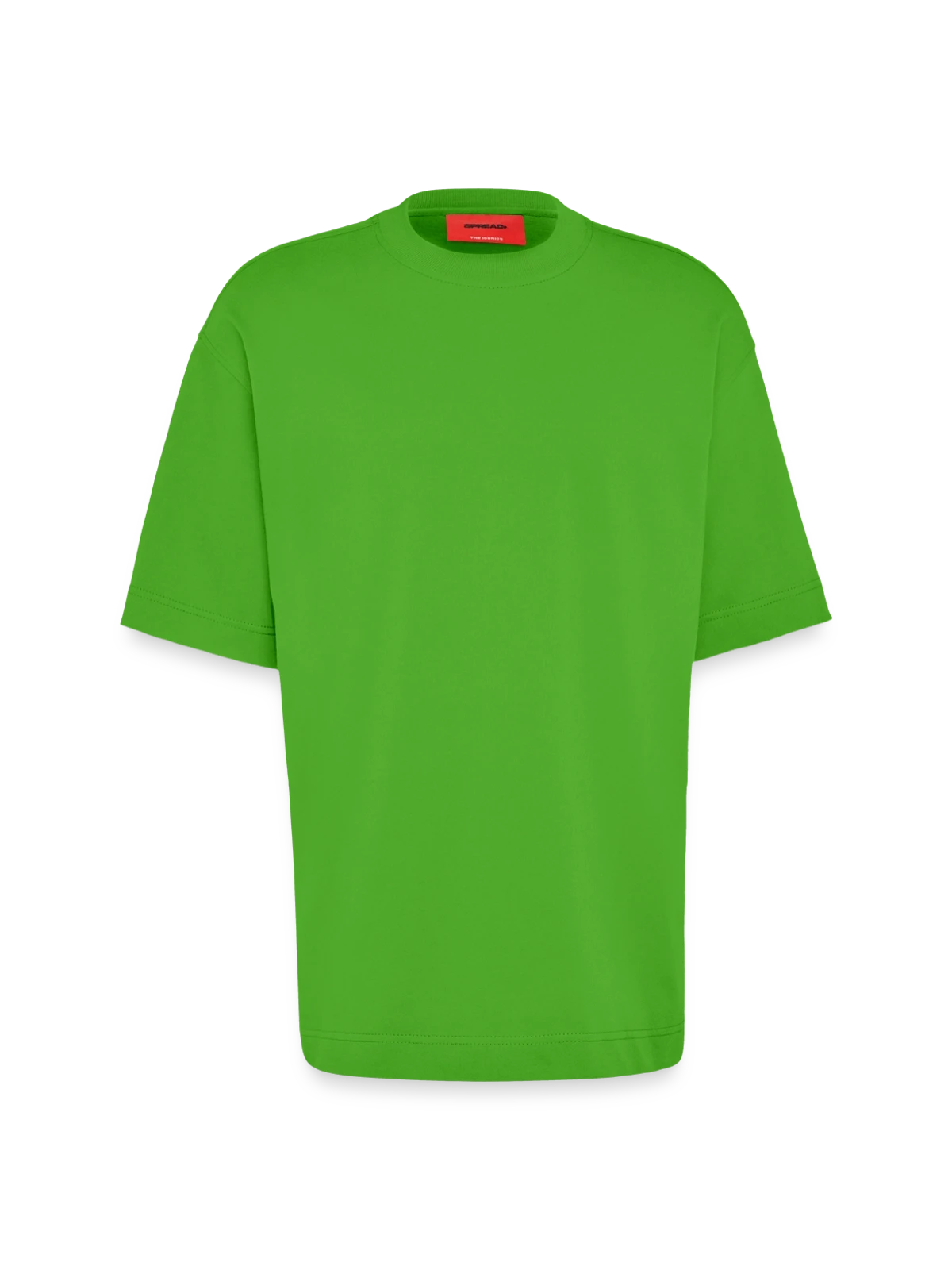 Heavyweight T-Shirt - made by SPREAD  - Apple Neon - Front