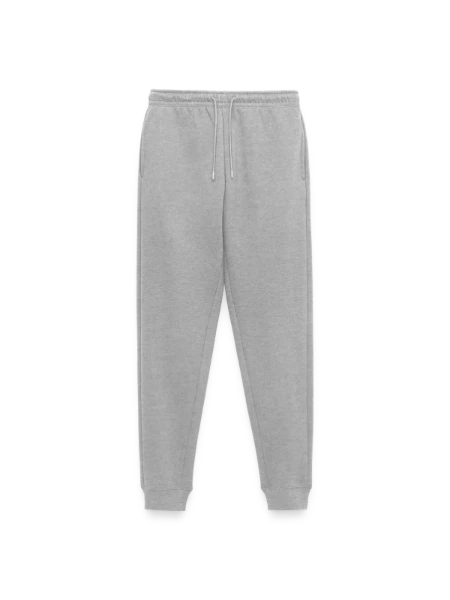 Männer Premium Bio Jogginghose - Grau meliert - Vorne
