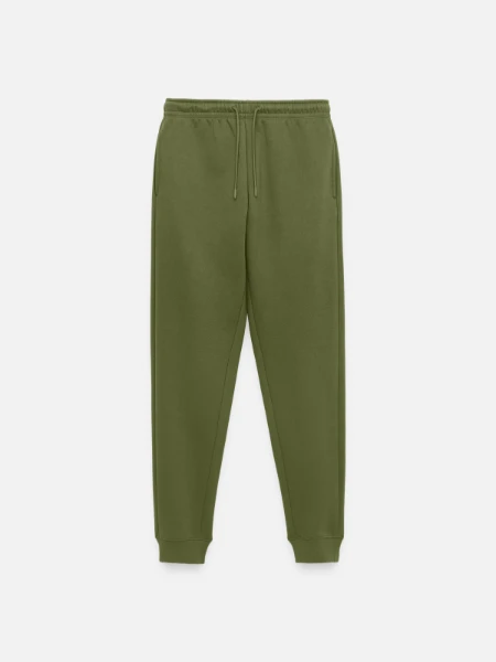 Men's Premium Organic Joggers - khaki - Front