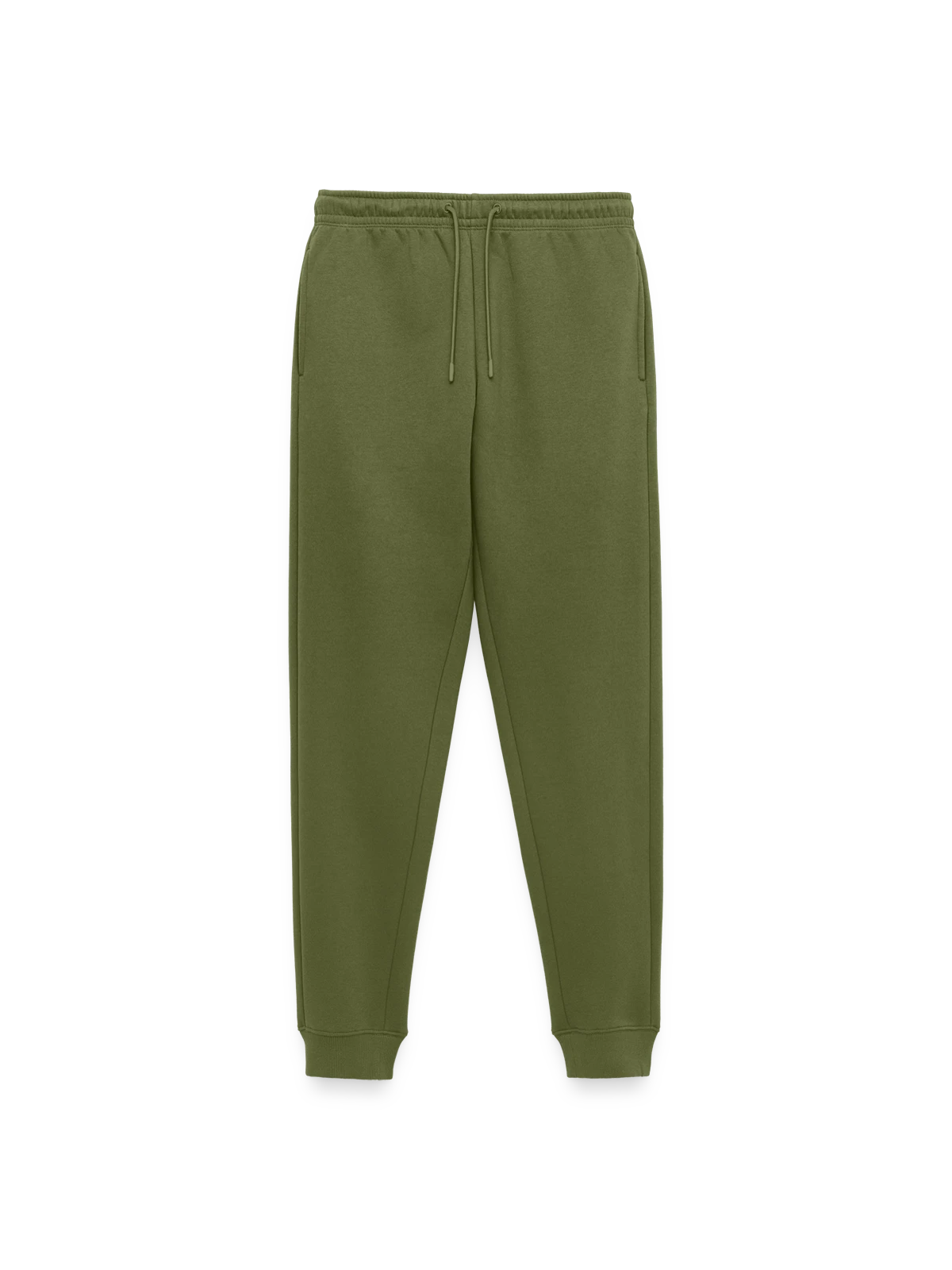 Men's Premium Organic Joggers - khaki - Front