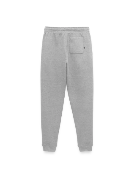 Men's Premium Organic Joggers - heather grey - Back