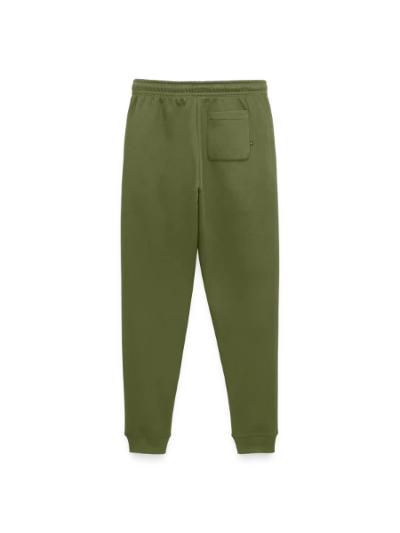 Men's Premium Organic Joggers - khaki - Back