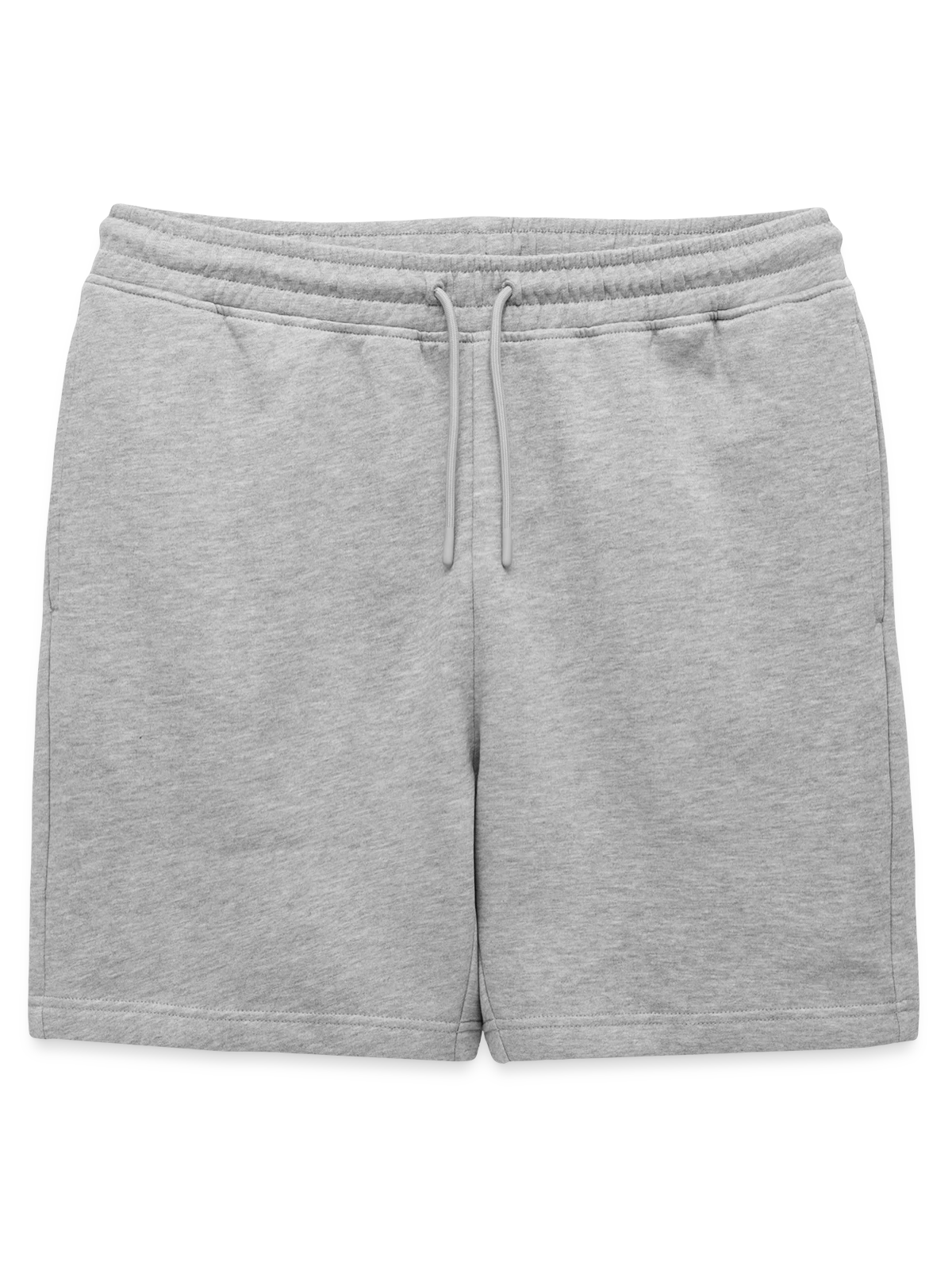 Mens' Premium Organic Sweatshorts - heather grey - Front