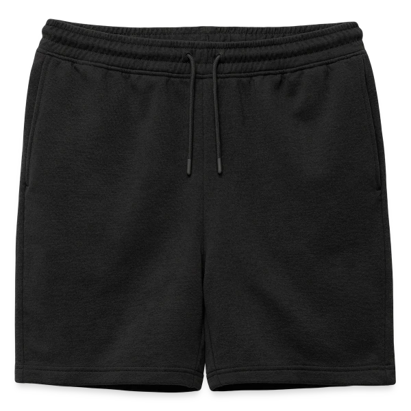 Short de survêtement homme premium personnalisé - Aperçu en couleur noir