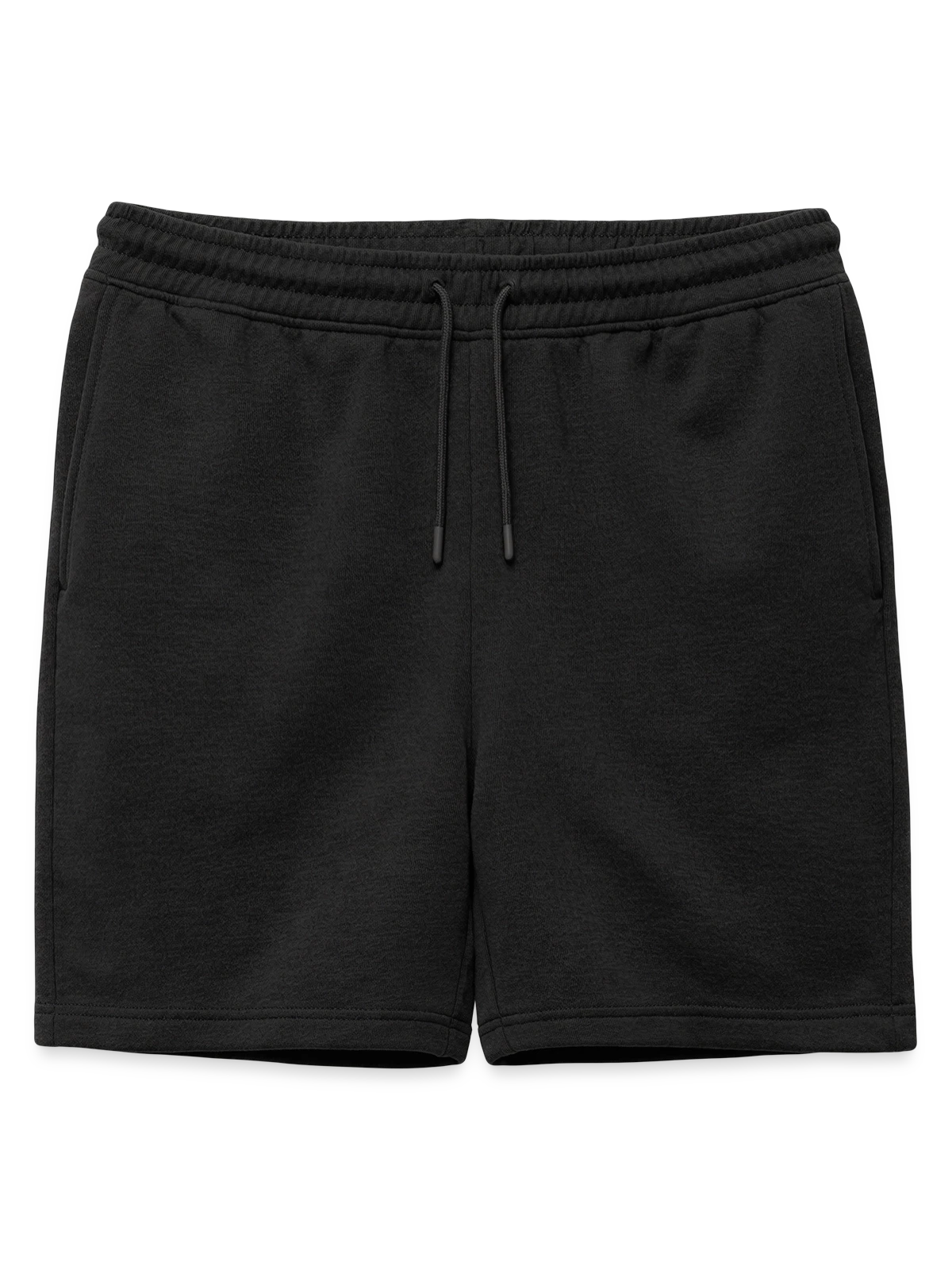 Mens' Premium Organic Sweatshorts - black - Front