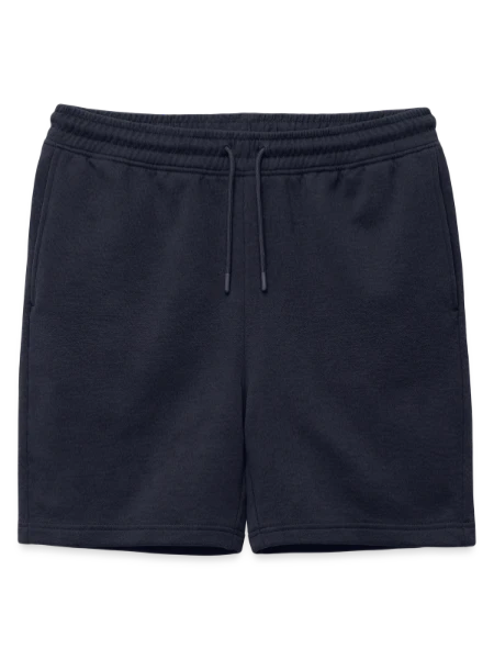 Männer Premium Organic Sweatshorts - Navy - Vorne