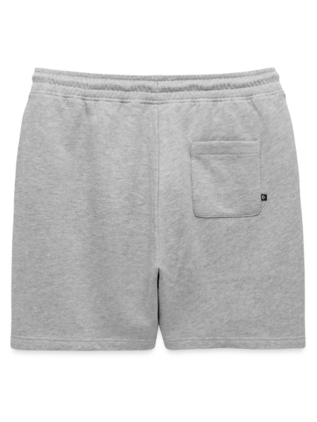 Mens' Premium Organic Sweatshorts - heather grey - Back