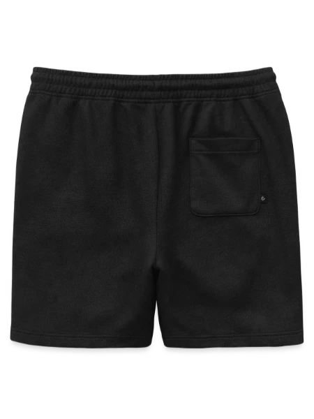 Mens' Premium Organic Sweatshorts - black - Back