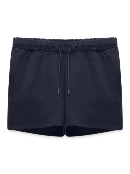 Women’s Premium Organic Sweatshorts - navy - Front