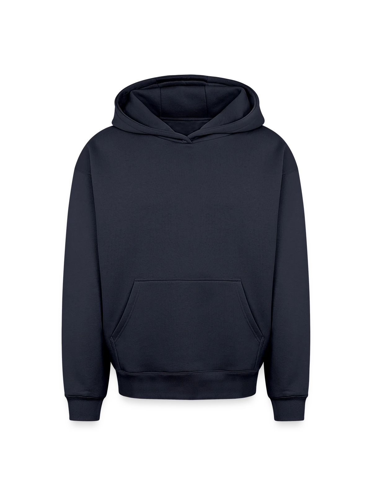 Oversized Heavyweight Unisex Hoodie - navy - Front