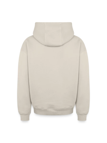Oversized Heavyweight Unisex Hoodie - beige - Back