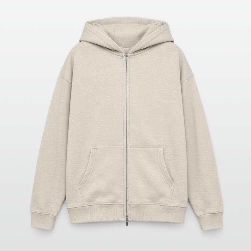 Oversized Heavyweight Unisex Zip Hoodie